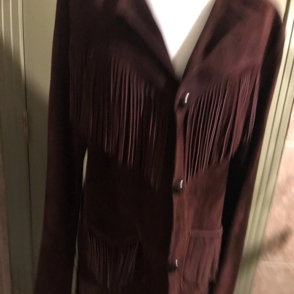 Suede Leather Jacket - image 5